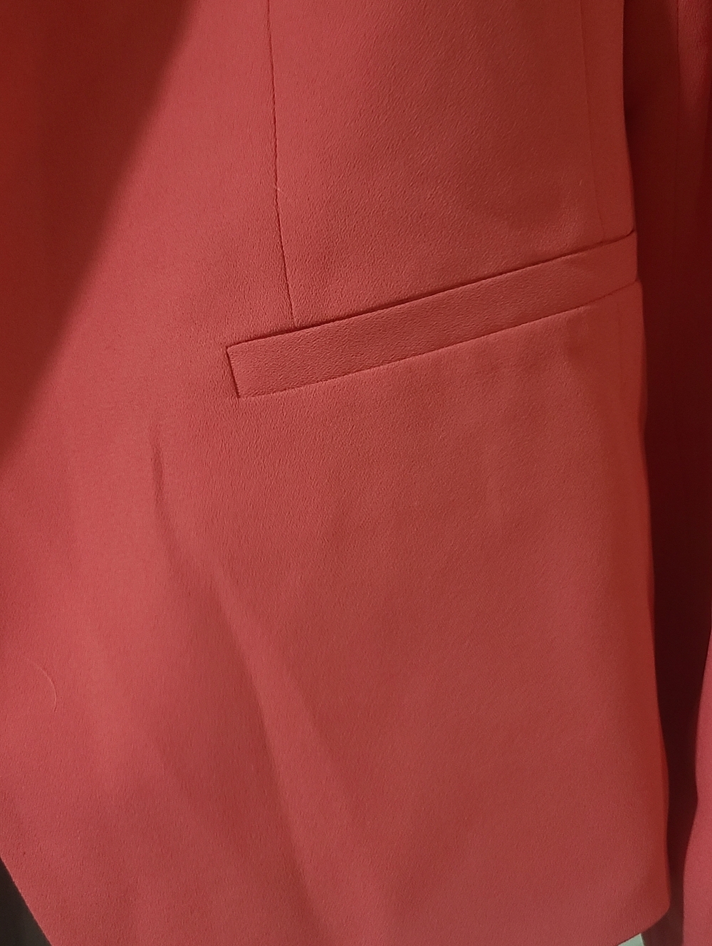 LOFT Coral-Pink Shawl Collar One Button Blazer - Picture 8 of 15